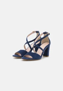 Anna Field Leather- Sandali Con Tacco - Dark Blue -Anna Field 0cb6b79569d141cbb2f35b421ef7a035