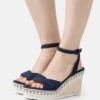 Anna Field Sandali Con Zeppa - Dark Blue 1 Anna Field Sandali Con Zeppa - Dark Blue -Anna Field 29ce0c5833034fe1a201da6e4f25653a