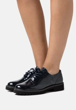 Anna Field Stringate - Dark Blue