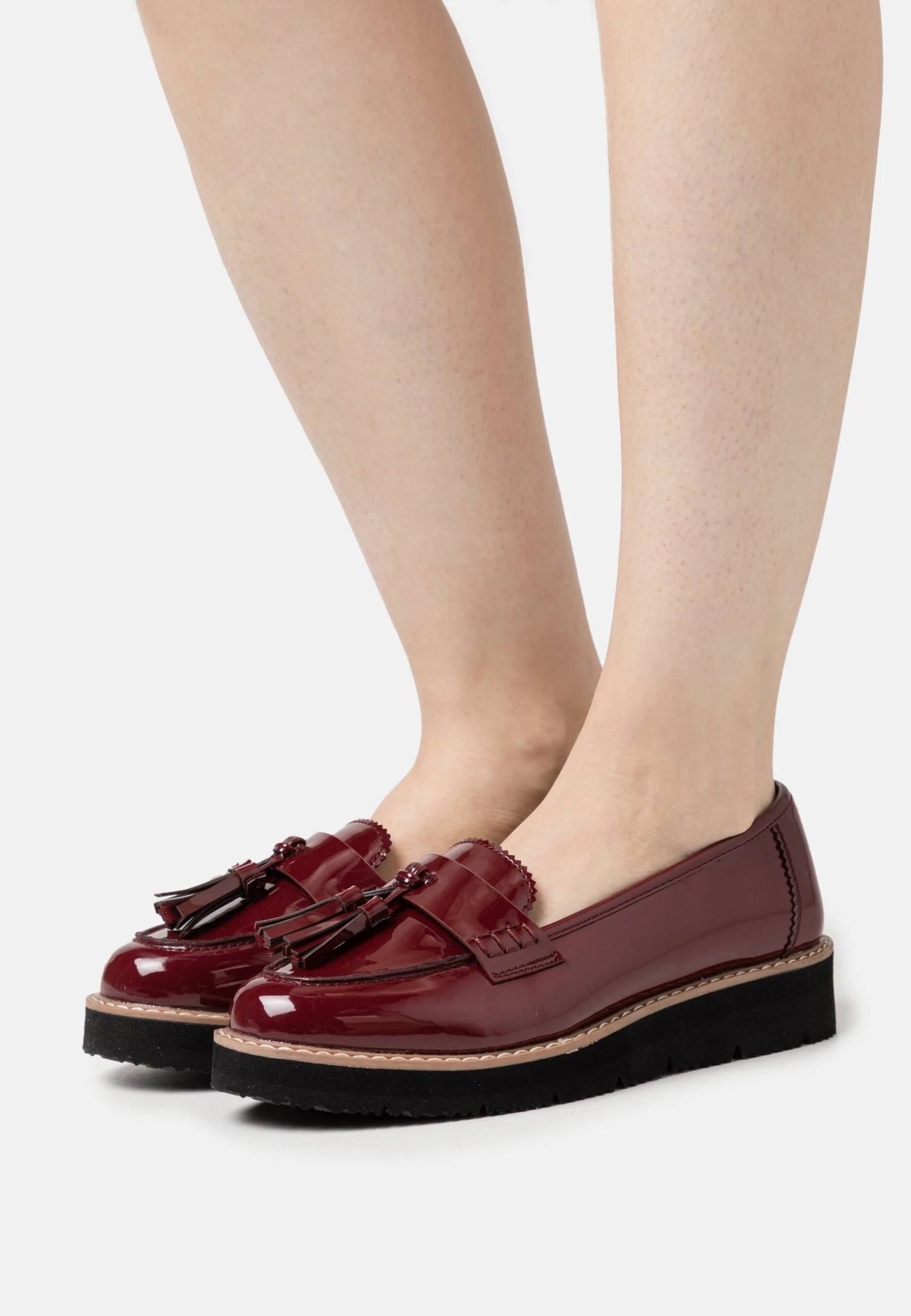 Scarpe Senza LacciRed Donna Scarpe Piatte ANJ11E007-G11 3 Scarpe Senza LacciRed Donna Scarpe Piatte ANJ11E007-G11