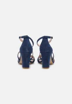 Anna Field Leather- Sandali Con Tacco - Dark Blue -Anna Field 62300425c27a4e2bafb952bc89f050a5