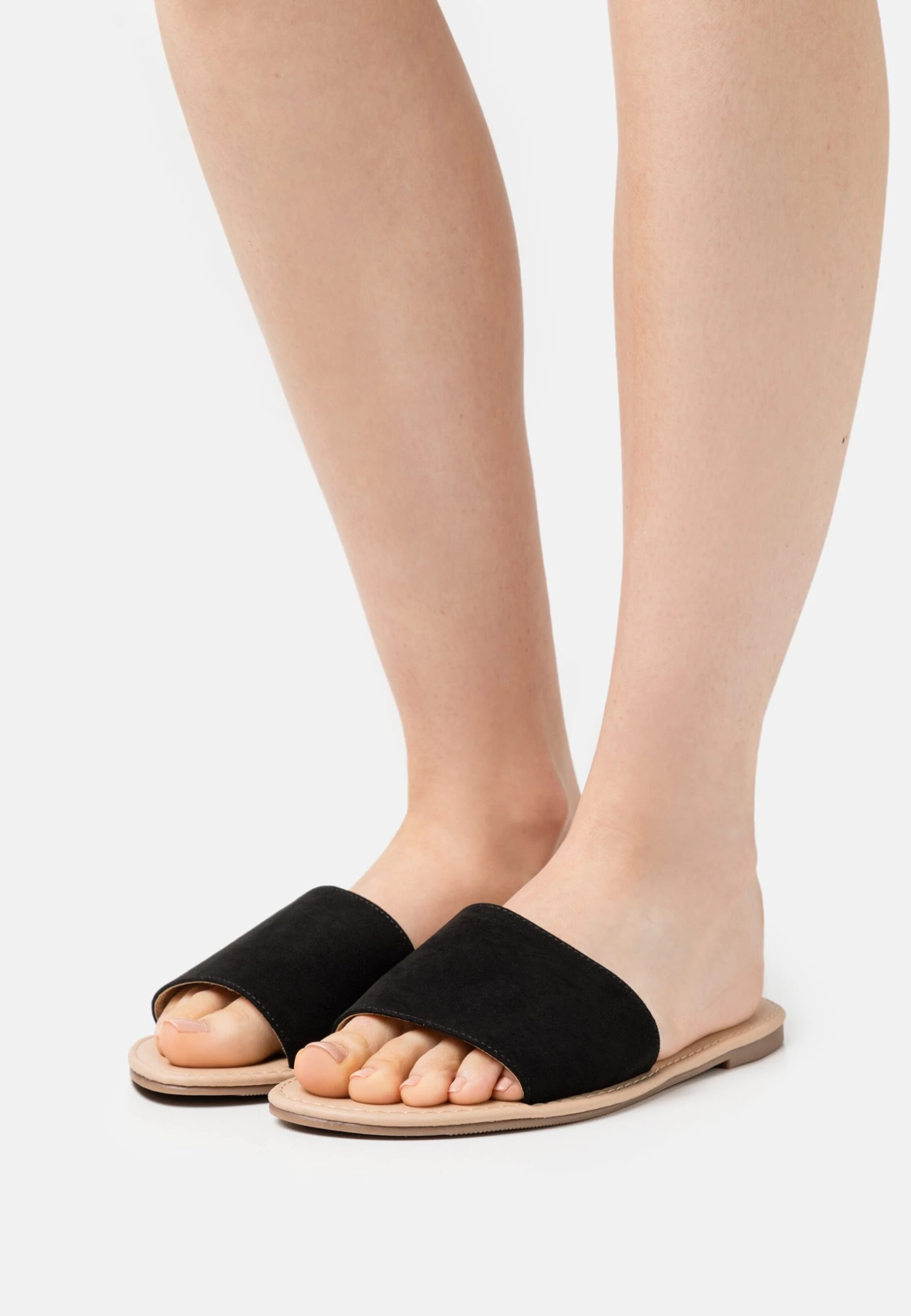 Anna Field 2 Pack - Ciabattine - Black/Cognac 3 Anna Field 2 Pack - Ciabattine - Black/Cognac