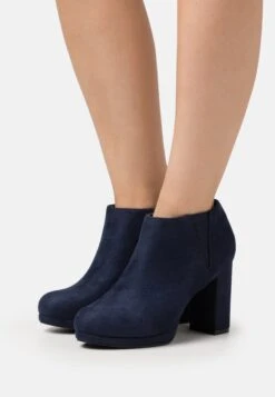 Scarpe Con PlateauDark Blue Donna Stivali ANJ11B00H-K11